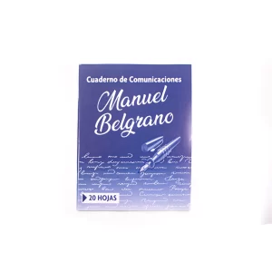 CUADERNO DE COMUNICACIONES MANUEL BELGRANO x 20 hjs (161245)