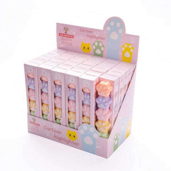 MINI RESALTADOR MULTIPAPER HUELLAS X5U FLUO JS-094 (24-263)