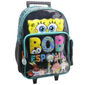 MOCHILA CRESKO BOB ESPONJA 18" C/CARRO (BJ302)