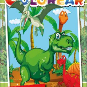 LIBRO INKDROP DINOSAURIOS PARA COLOREAR + MOVILES PARA TU CUARTO (566256)