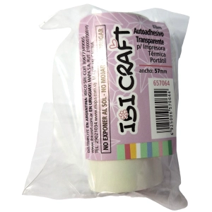 ROLLO TERMICO TRANSPARENTE P/IMPRESORA PORTATIL IBICRAFT (657064)