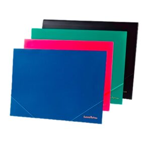 CARPETA LAMA A4 3 SOLAPAS PVC C/ELASTICO V/MODELOS.