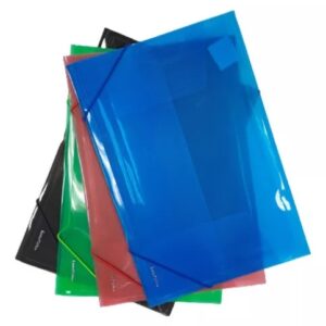 CARPETA LAMA OFICIO 3 SOLAPAS PP C/ELASTICO V/COLORES (PP02OF)