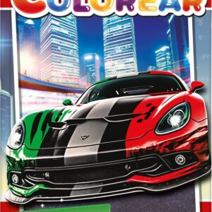 LIBRO INKDROP AUTOS PARA COLOREAR + MOVILES PARA TU CUARTO (566258)