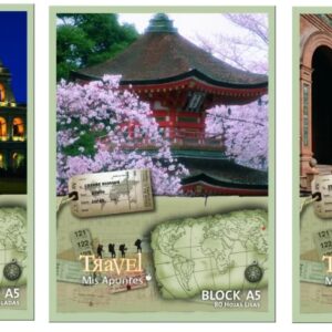 BLOCK MIS APUNTES TRAVEL EMBLOCADO A5 RAYADO/CUADRICULADO.