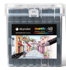 MARCADOR SKYCOLOR SKETCH X48U (SKY100-48)