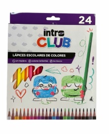 LAPIZ COLOR INTRO CLUB X24U. LARGOS (162909)