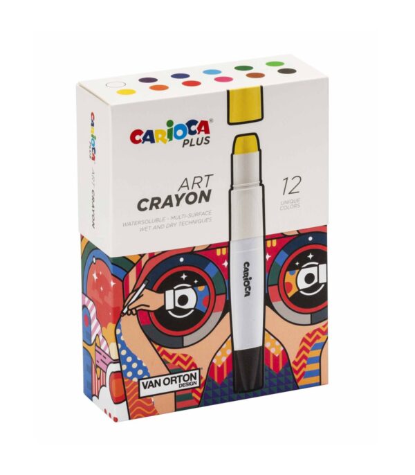 CRAYONES AL OLEO CARIOCA PLUS X12 (45214)
