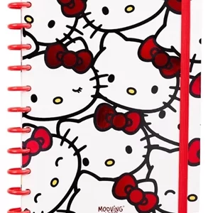 CUADERNO MOOVING LOOPS HELLO KITTY CARTA 80H RAYADO (1711207)