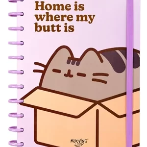 CUADERNO MOOVING LOOPS PUSHEEN CARTA 80H RAYADO (1711165)