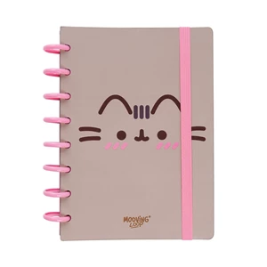 CUADERNO MOOVING LOOPS PUSHEEN A5 80H RAYADO (1721207)
