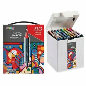 MARCADORES CARIOCA PLUS SKETCH DOBLE PUNTA X80U (45243)