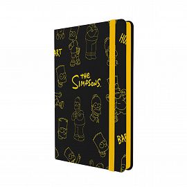 CUADERNO MOOVING NOTES SIMPSONS A5 T.DURA X 80 HJS RAYADO (1246196)