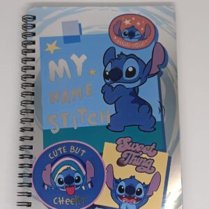 CUADERNO IMPORTADO 16X21 C/ESP HOLOGRAFICO STITCH