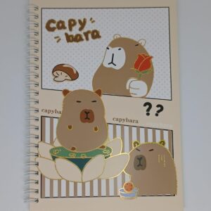 CUADERNO IMPORTADO 16X21 C/ESP CAPIBARA