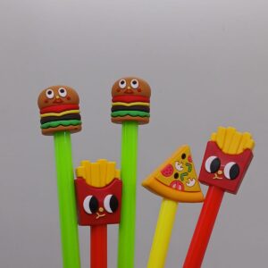 MICROFIBRA IMPORTADA TINTA NEGRA PAPAS FRITAS/HAMBURGUESA/PIZZA