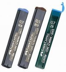 MINA FABER CASTELL 0.7MM B X12 C/U.