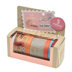 WASHI TAPE IBI CRAFT TRAVEL X5U 4MTS (55776)
