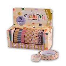 WASHI TAPE IBI CRAFT CREATIVA X5U 4MTS (55765)