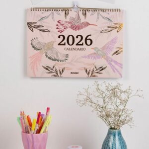 CALENDARIO MOOVING 2026 BOHO 35 X 25 CM. (1420102)