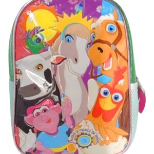 MOCHILA CRESKO LA GRANJA DE ZENON C/MUSICA 12" ESPALDA (GZ027)