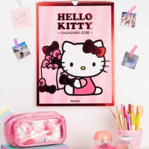 CALENDARIO MOOVING 2027 HELLO KITTY 30 X 40 CM. (1419165)