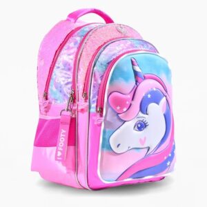 MOCHILA FOOTY UNICORNIO GLITTER ESPALDA 18" (F1963)