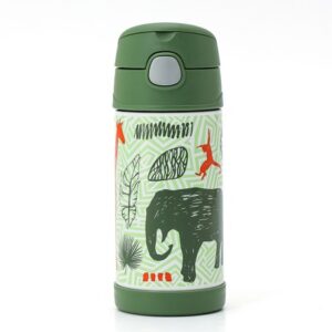 BOTELLA THERMOS KIDS ACERO INOXIDABLE TERMICA 355ML VERDE (F40122)