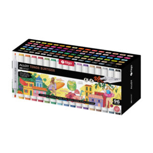 MARCADORES FILGO ALLOY DOBLE PUNTA TONOS SECUNDARIOS X96U (ALLYM-EM96-SUR)