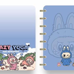CUADERNO CON SISTEMA DE DISCOS A5 LABUBU 80H AZUL