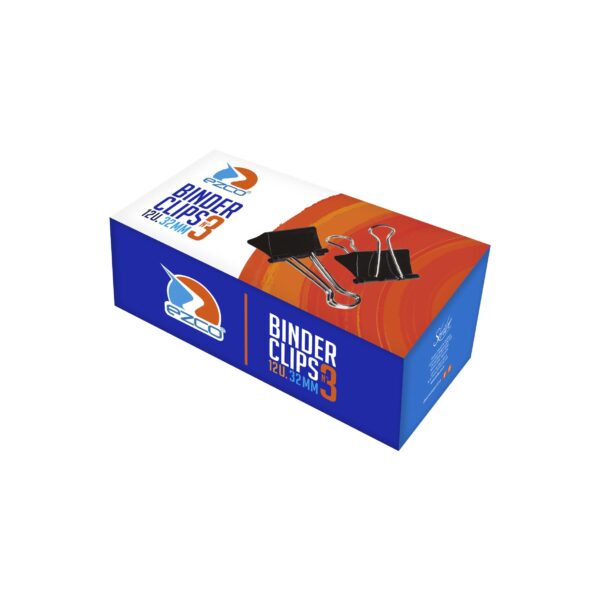 BINDER EZCO CLIPS NEGROS 32MM N° 3
