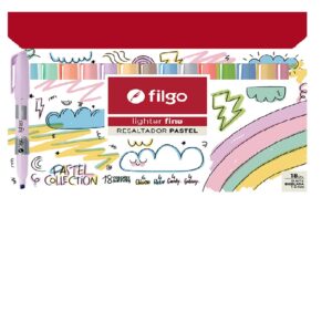 RESALTADOR FILGO LIGHTER FINE PASTEL X 18U. V/COLORES (SLF-E18-PAS)