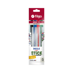 BOLIGRAFO FILGO STICK COLORS X 4 COLORES SURTIDOS (SK10-FA)