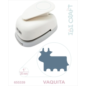 PERFORADORA ARTISTICA IBI CRAFT VAQUITA 25MM 1" CORTE 2.6 CM (655339)