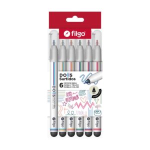 MICROFIBRA FILGO DOBLE TRAZO DOIIS X6U SURTIDO (DOIIS-E6-SUR)