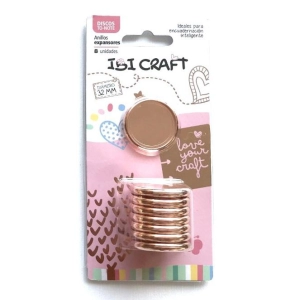 DISCOS DE EXPANSION IBI CRAFT GOLD ROSE 32MM X8U (650292)