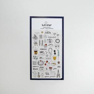 STICKER IBI CRAFT PVC 10X19 CM DAILY SOMETHING (65208)