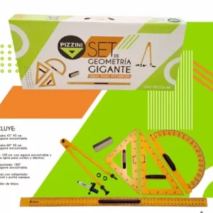 SET DE GEOMETRIA PIZZINI GIGANTE X6 PIEZAS (4310SET)