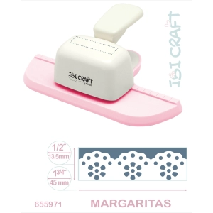 PERFORADORA ARTISTICA IBI CRAFT DE GUARDAS JUMBO MARGARITAS (655971)