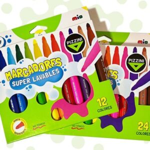 MARCADORES PIZZINI SUPER LAVABLES X24U (8824)