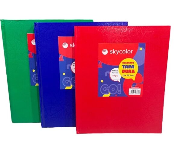 CUADERNO SKYCOLOR 19X23.5CM X48H 90GRS RAYADO (CCG90AB-48)