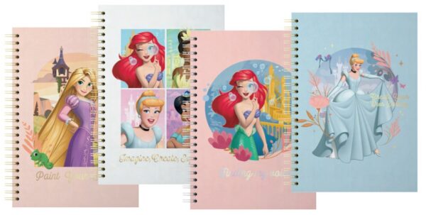 CUADERNO EZCO UNIVERSITARIO PRINCESAS T/DURA 80 HOJAS 80GRS RAYADO.