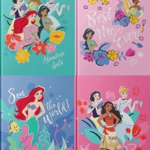 CUADERNO EZCO PRINCESAS 14.8X21 CM T/DURA 64 HOJAS 80GRS RAYADO.