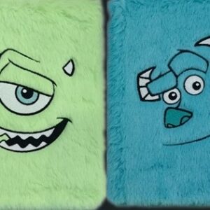 LIBRETA EZCO A5 PLUSH MONSTER INC 64HOJAS RAYADO.