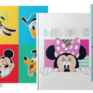 CUADERNO EZCO MICKEY 19X25 CM T/DURA 64 HOJAS 80GRS RAYADO.