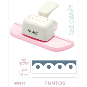 PERFORADORA ARTISTICA IBI CRAFT DE GUARDAS JUMBO PUNTOS (655976)
