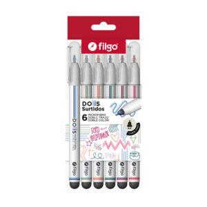 MICROFIBRA FILGO DOBLE TRAZO DOIIS X6U SURTIDO (DOIIS-E6-SUR)