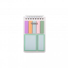 BLOCK DE NOTAS ADHESIVAS TRAMA DESK ON 8 X 20 HJS. + LIBRETA X 30 HJS.