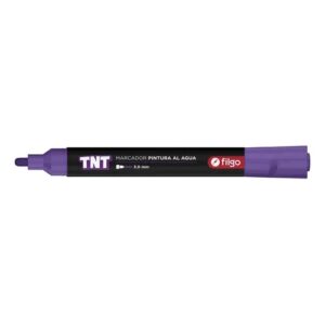MARCADOR FILGO PINTURA AL AGUA TNT X6U C/U TRAZO MEDIO VIOLETA 3.0  (TNTM30-C6)