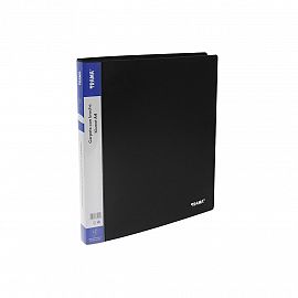 CARPETA TRAMA PLASTICA KISMET A4 NEGRO